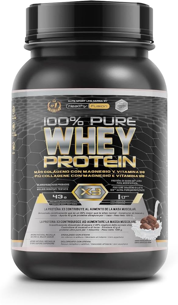 ¿Cuál es la mejor proteína whey para aumentar masa muscular: Healthy Fusion con colágeno o Optimum Nutrition Gold Standard?
