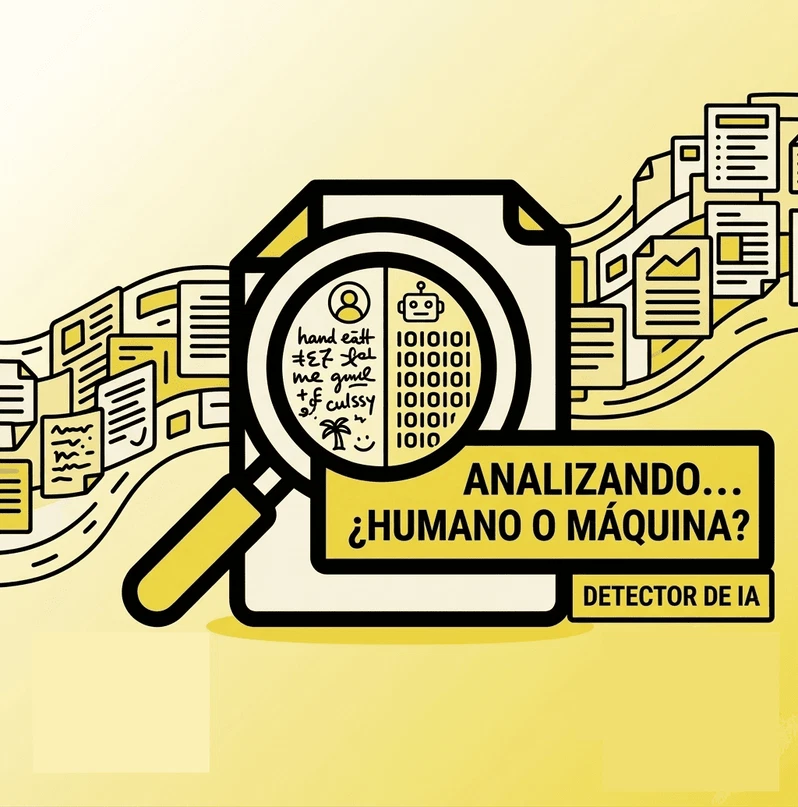 Detector de IA para analizar textos y verificar autoría artificial 2 Detector de IA comprobando si un texto es humano o máquina
