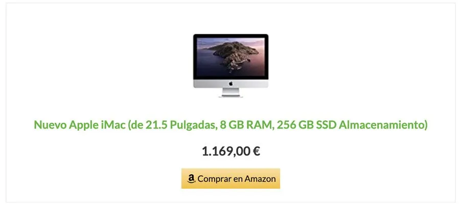 AzonPress, la mejor alternativa a plugins de afiliados de Amazon 7 AzonPress como alternativa para afiliados de Amazon formato widget vertical
